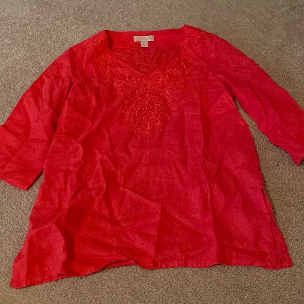 Saint tropez west linen blouse small‎